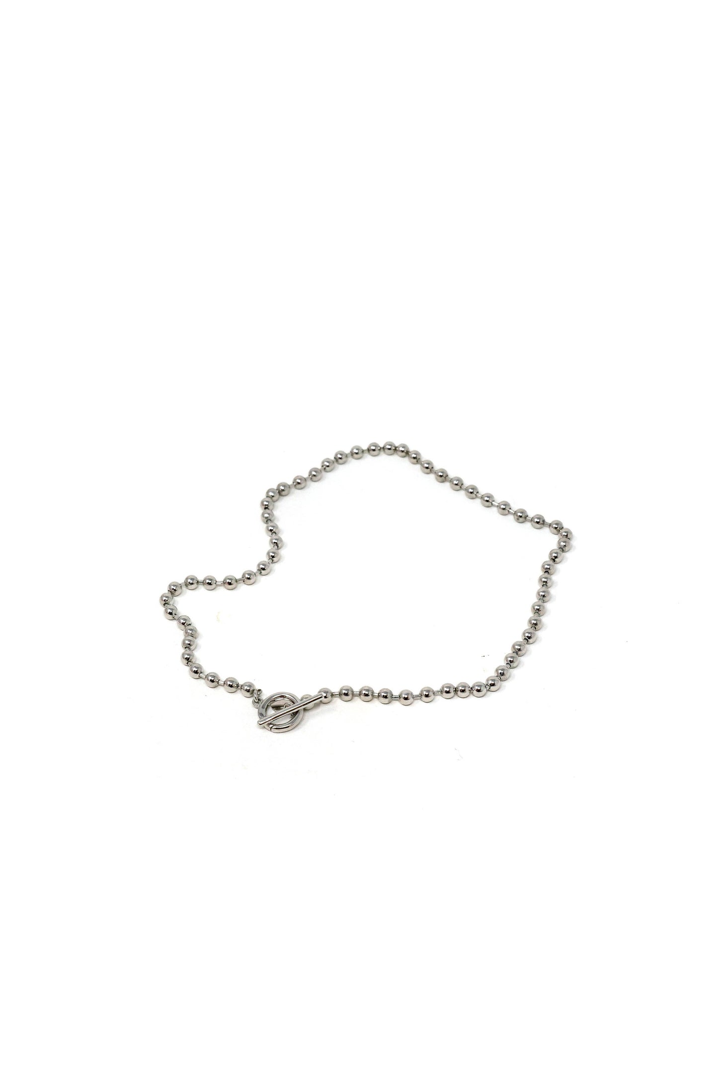 5mm Ball Chain with Toggle | Charm Necklace Gold & Silver : Gold / 24" Chain