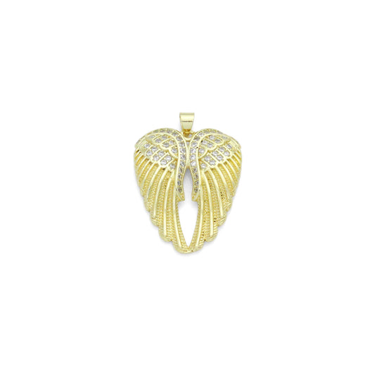 Gold Angel Wings Charm