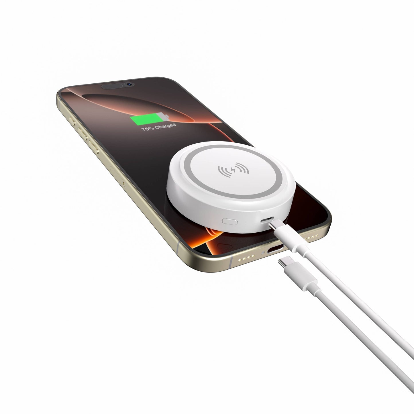 MagSafe Compatible Power Bank 5000mAh -White