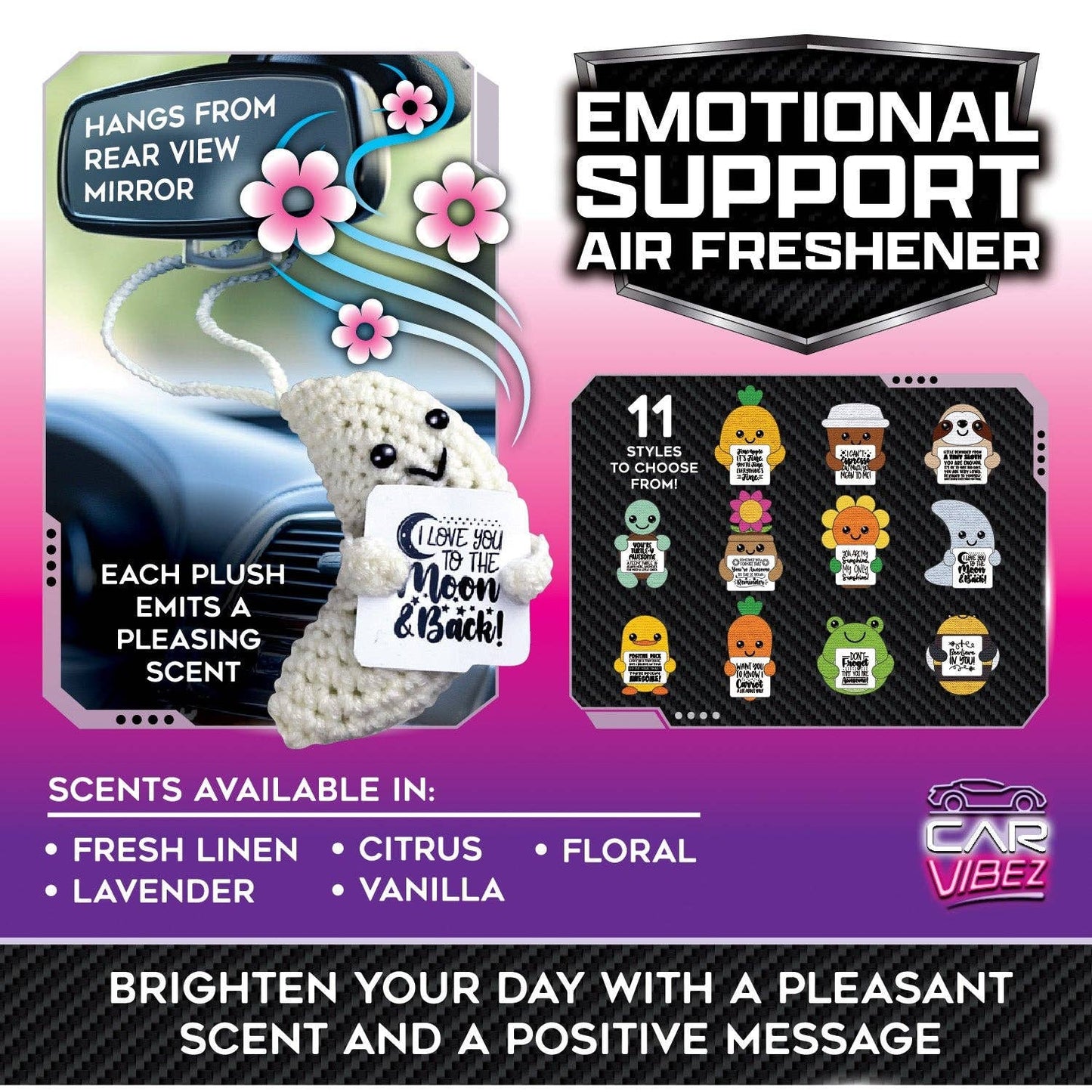 Emotional Support Crochet Air Freshener