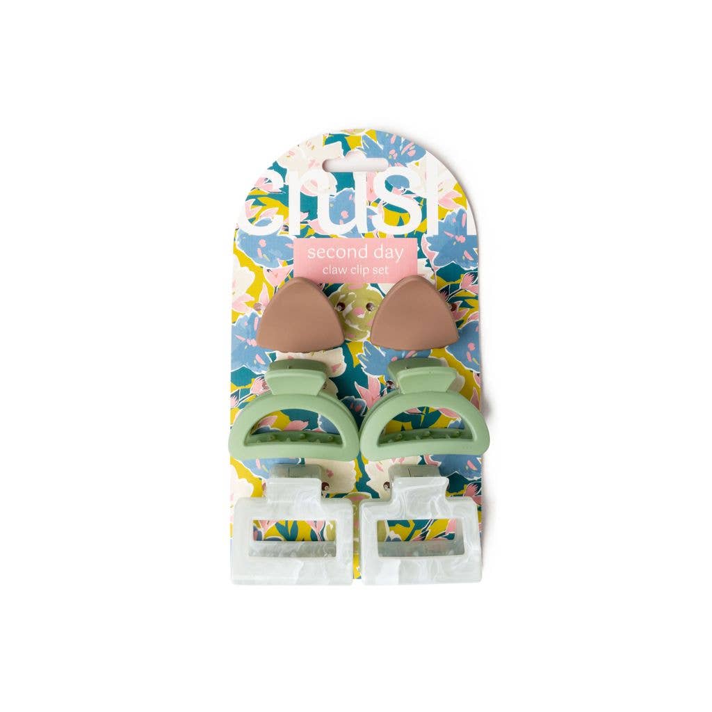 Hair Claw Clip 6 piece Set