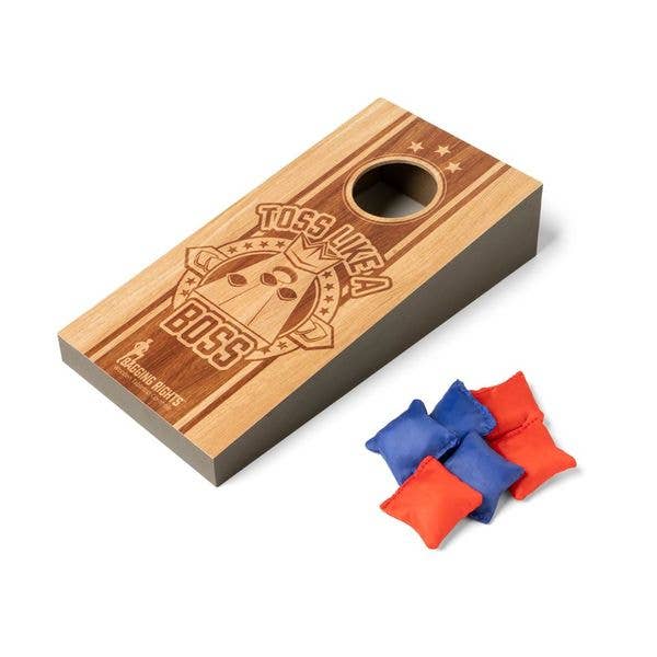 Wooden Tabletop Cornhole - Bagging Rights