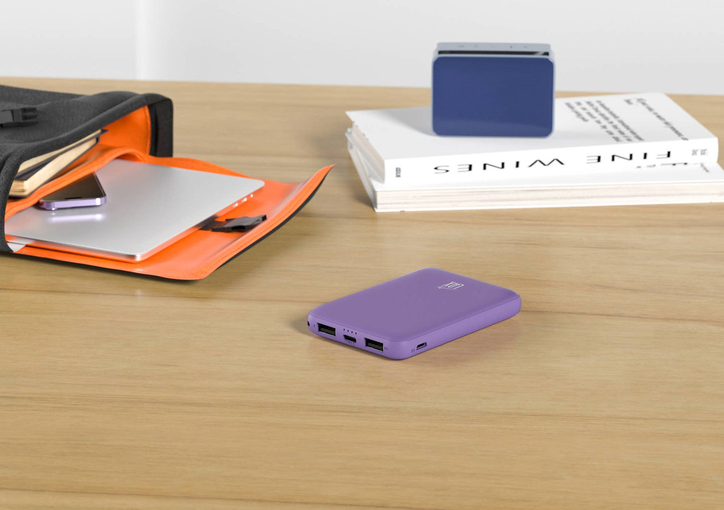 LAX 6600mAh Power Bank – Fast, Reliable, and Travel-Ready: Lilac