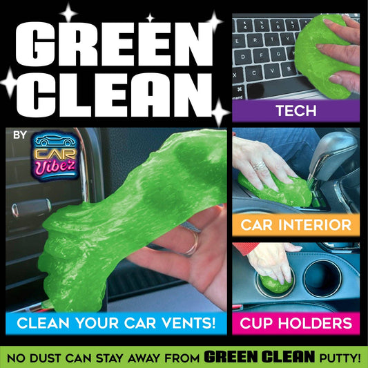 GREEN CLEAN CAR PUTTY