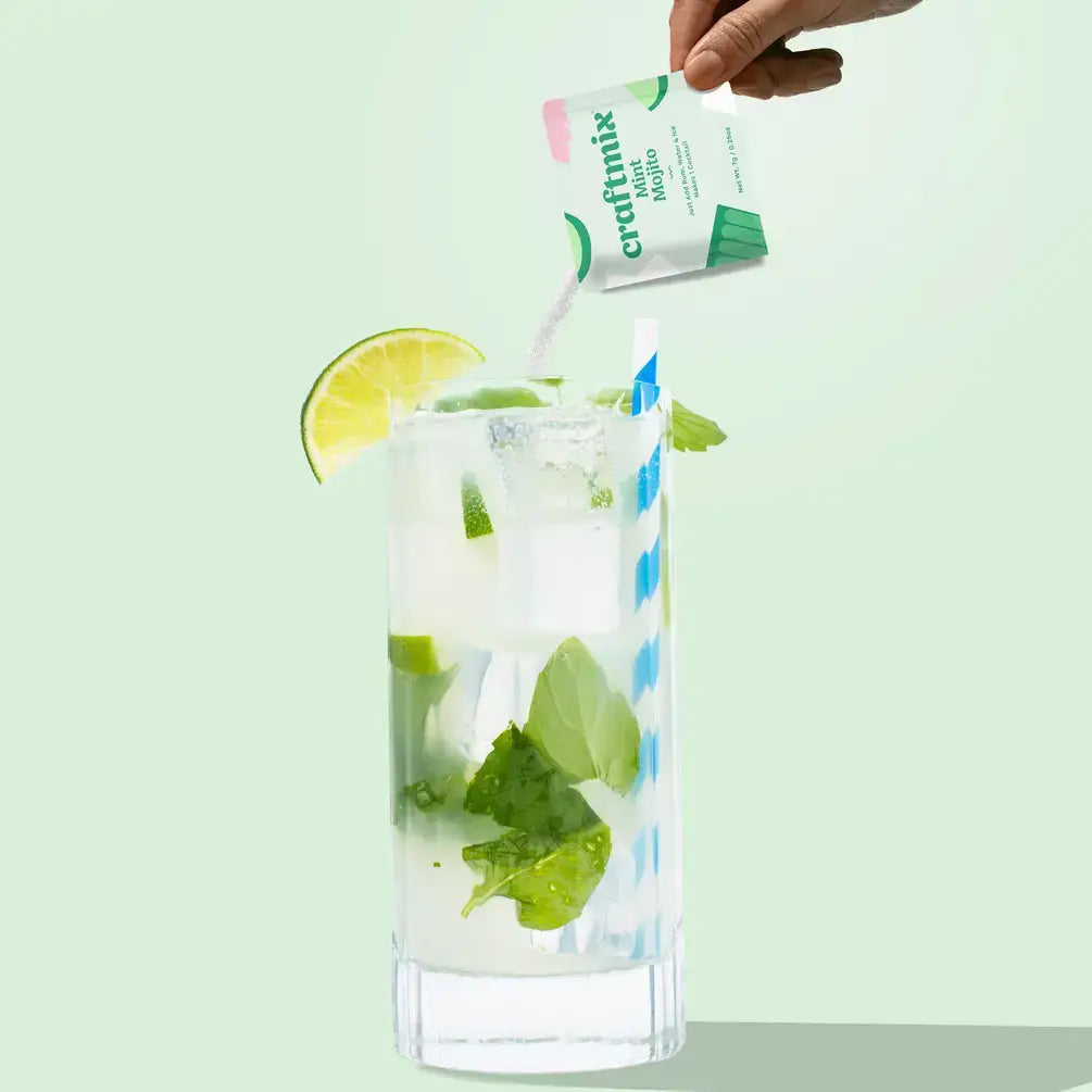 Mint Mojito Cocktail/Mocktail Mixer - 12 Servings Multipack