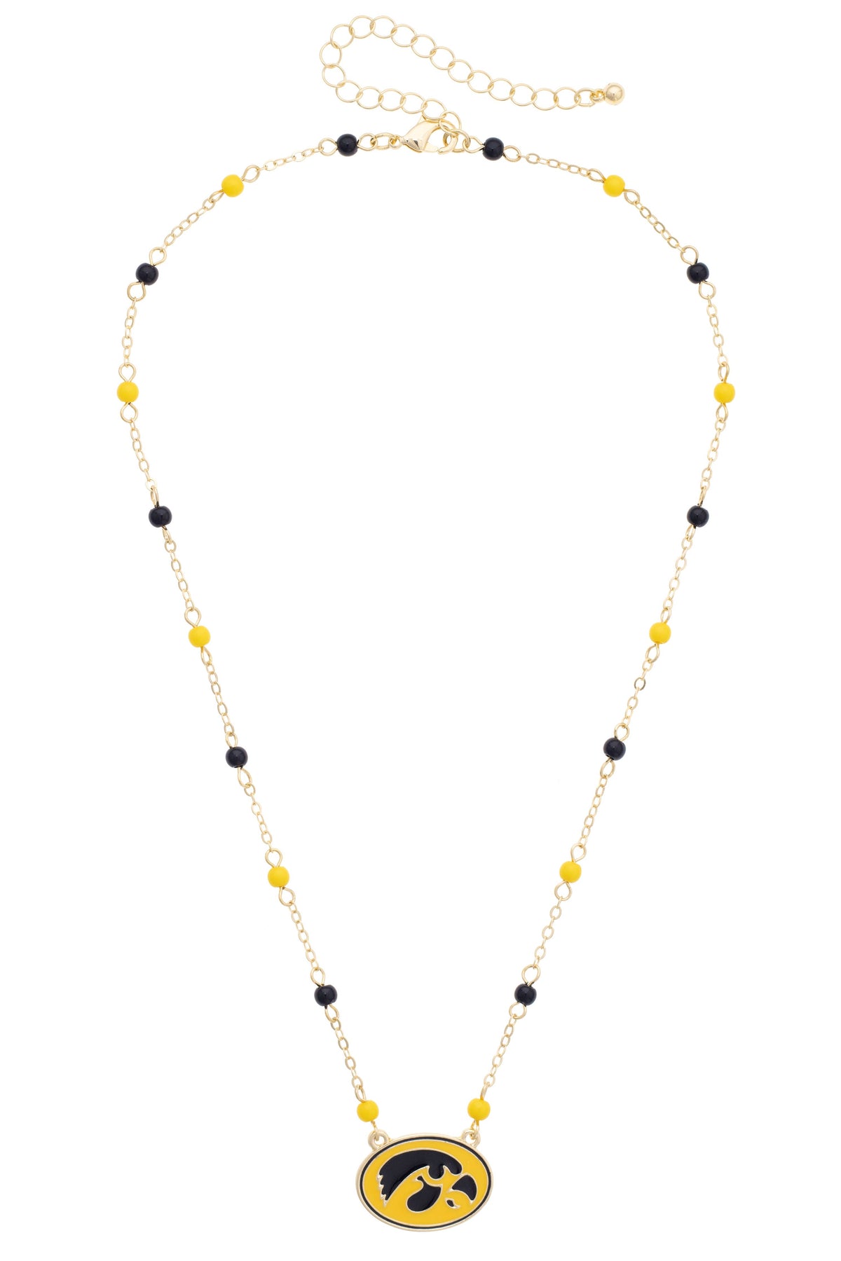 Iowa Hawkeyes Logo Layering Necklace