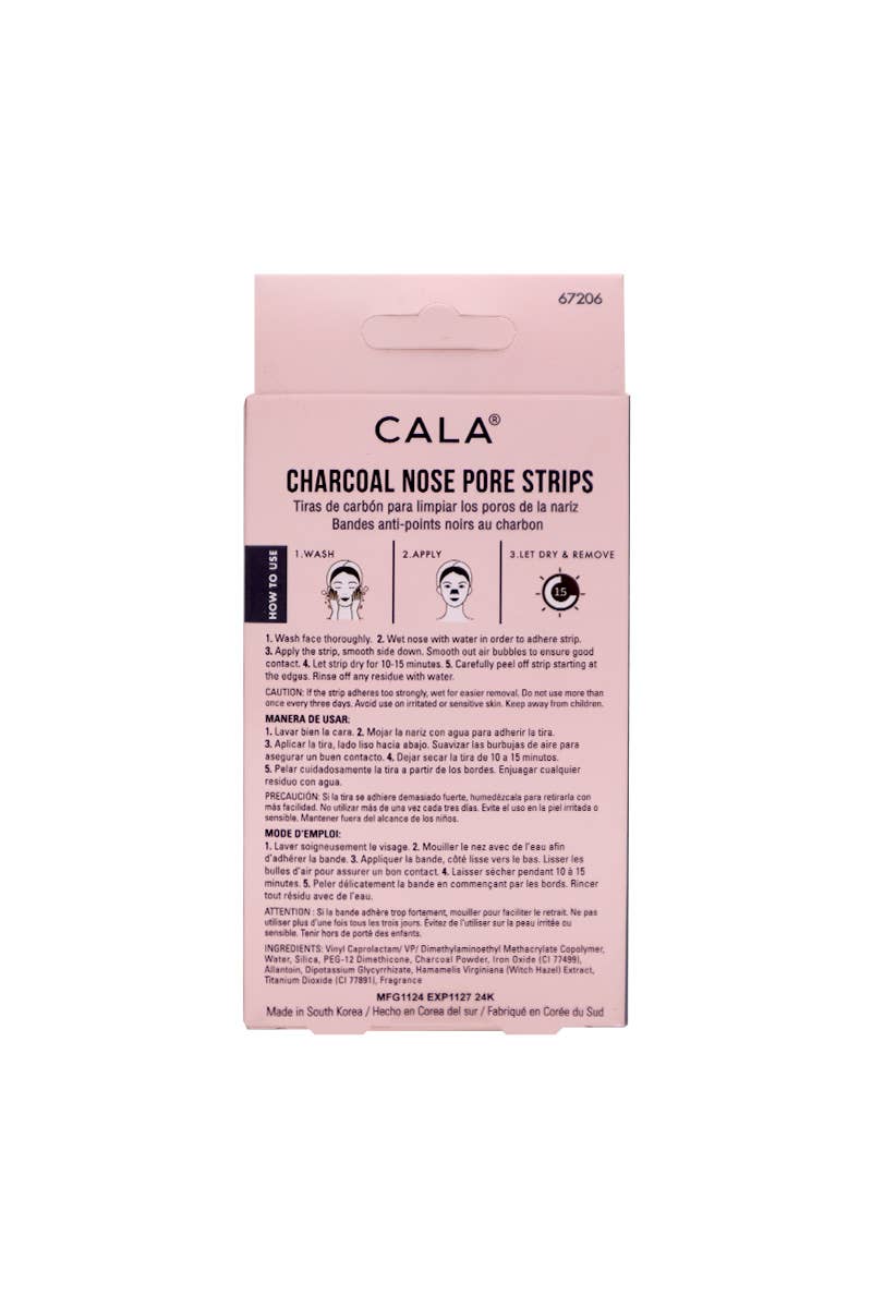 Charcoal 6pc Nose Pore Strips