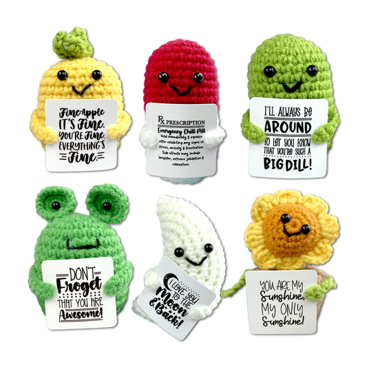 Emotional Support Crochet Plush Pals