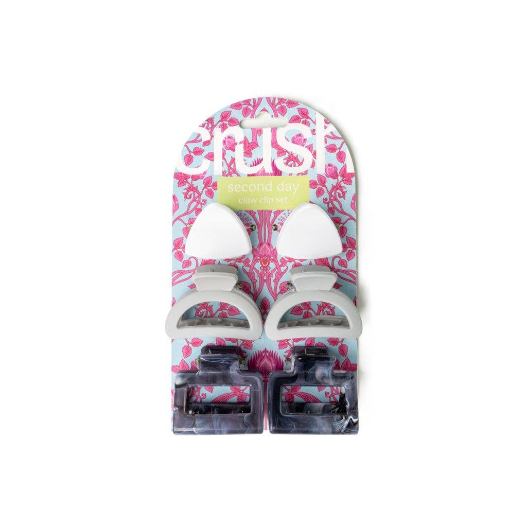 Hair Claw Clip 6 piece Set