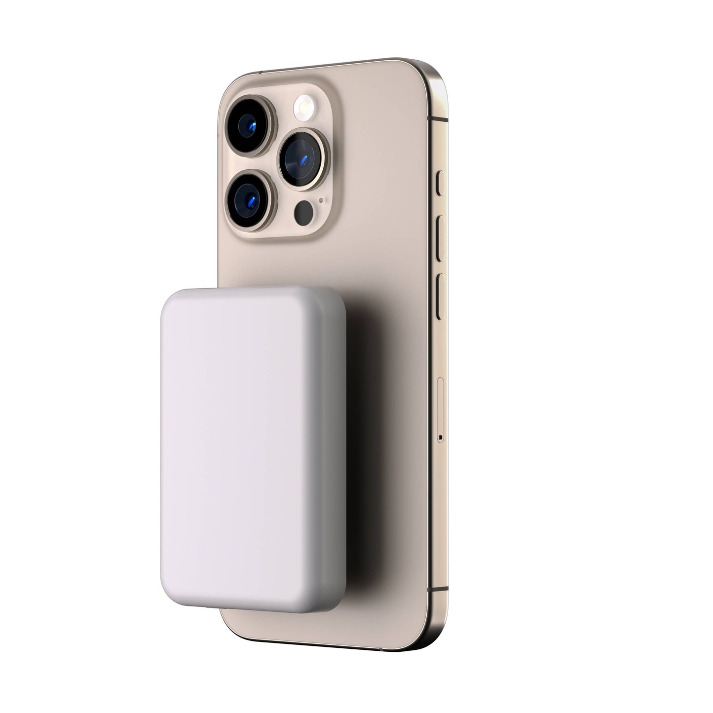 Lavender MagSafe 7200mAh Wireless Power Bank – Fast & Portable