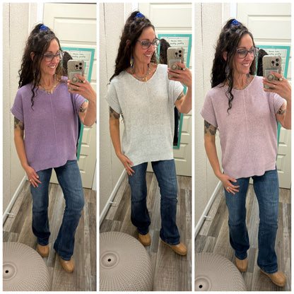 Shayla Short Sleeve Sweater Top