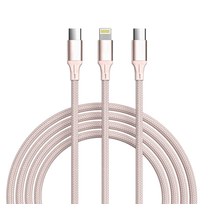 3-in-1 Red Cable For IPhone/Ipad & Android Devices