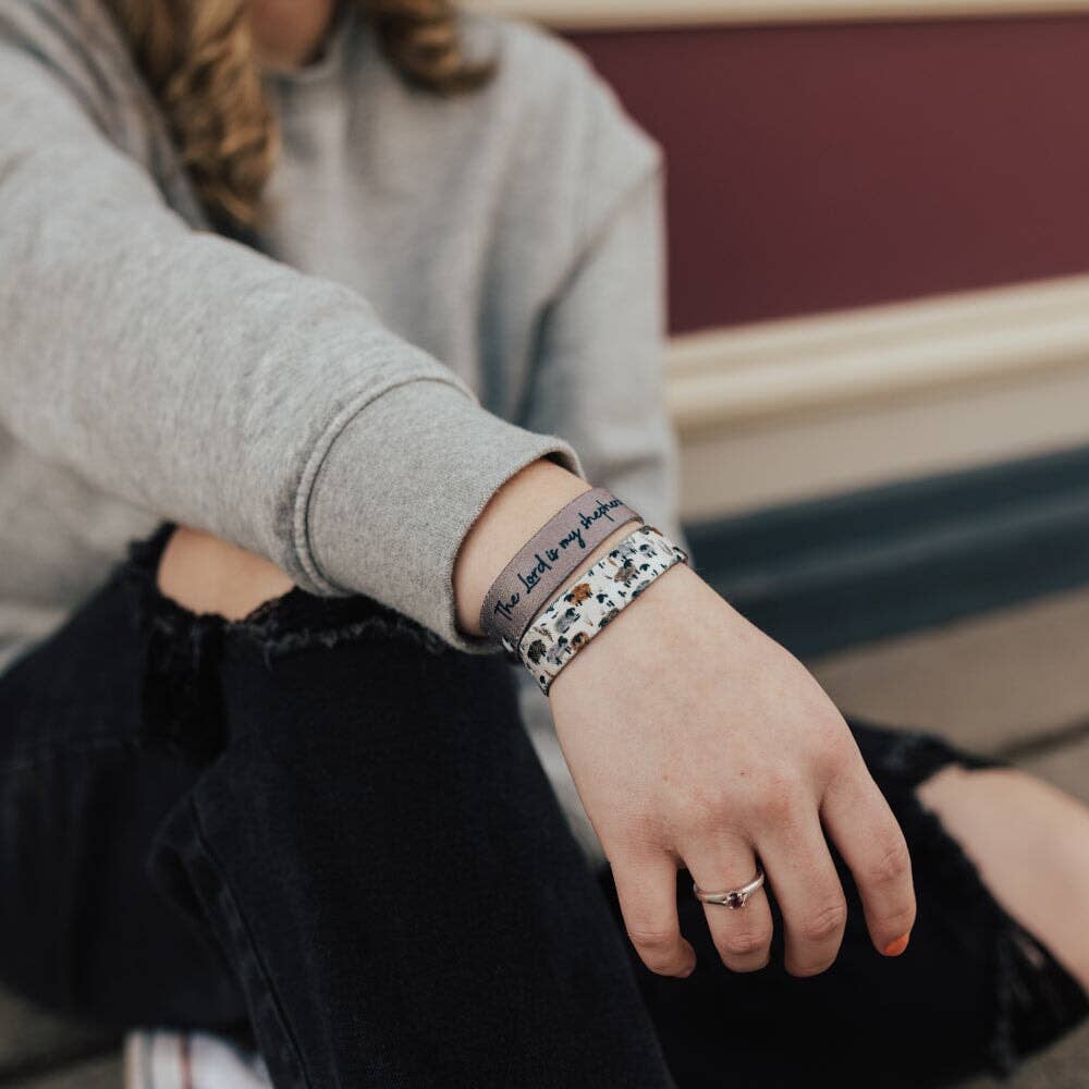 The Lord Is My Shepherd Bible Verse Bracelet
