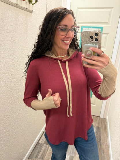 Whitney thermal thumb hole hoodie