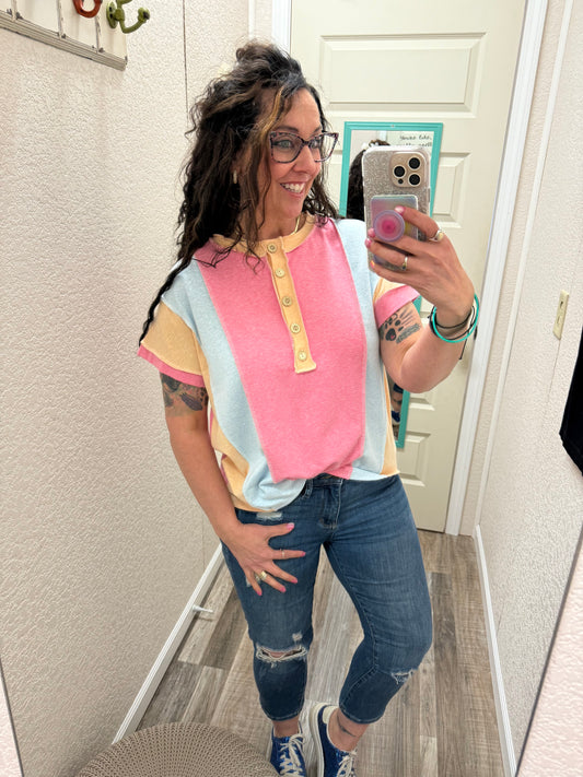 Penelope Pastel Top