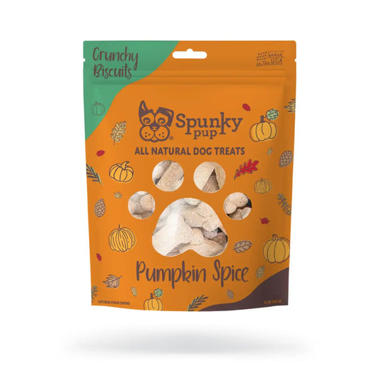 Pumpkin Spice All Natural Crunchy Biscuits Treats - 10 oz