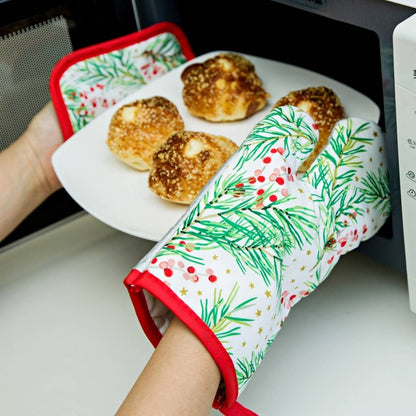 Christmas Oven Mitt & Pot Holder Set
