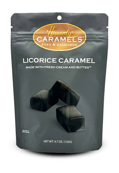Heavenly Caramels | Old English Licorice Caramels 4.7oz 