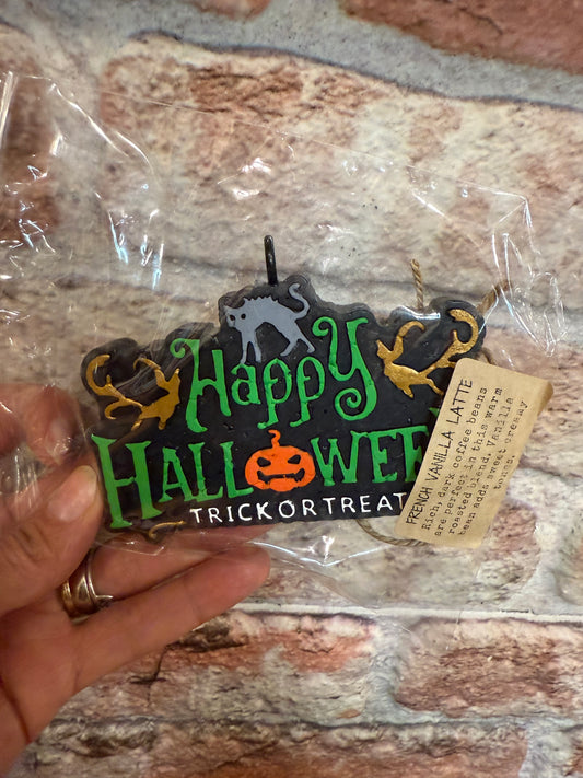 Happy Halloween Freshie - French Vanilla Latte Scent