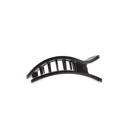 Flat Rectangle Hair Clip | Small | Jet Black