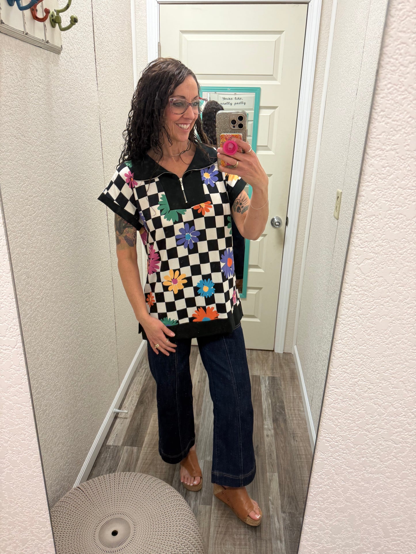 Check it Out Short Sleeve Top