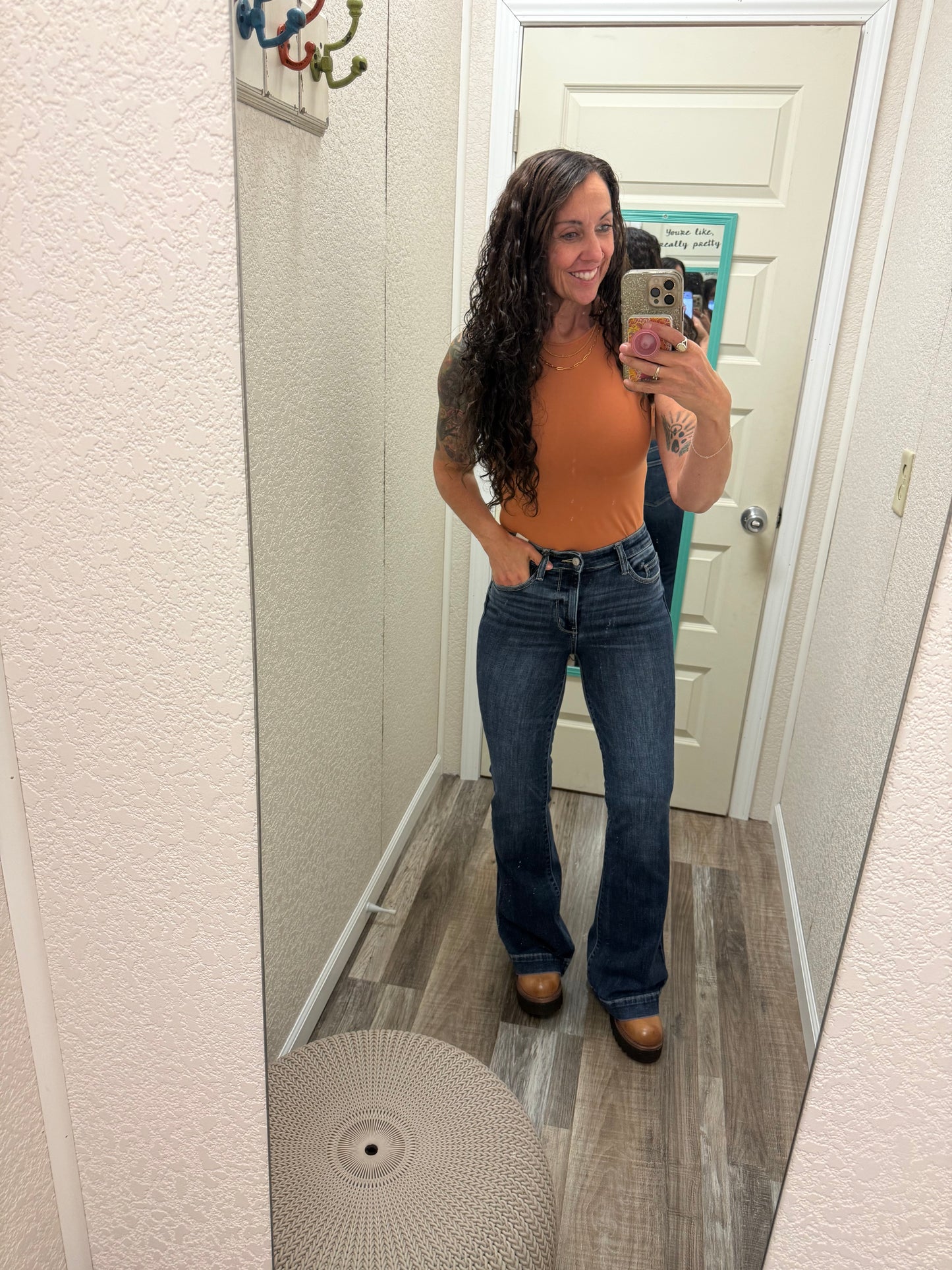 Simone Trouser Flare High Rise Judy Blue Jeans