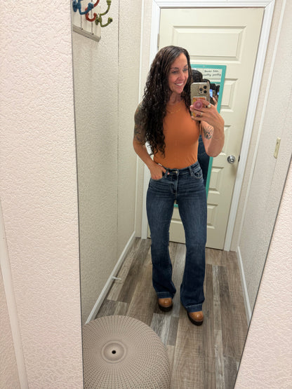 Simone Trouser Flare High Rise Judy Blue Jeans
