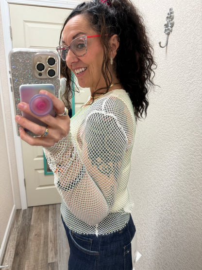 Rock On Mesh Top
