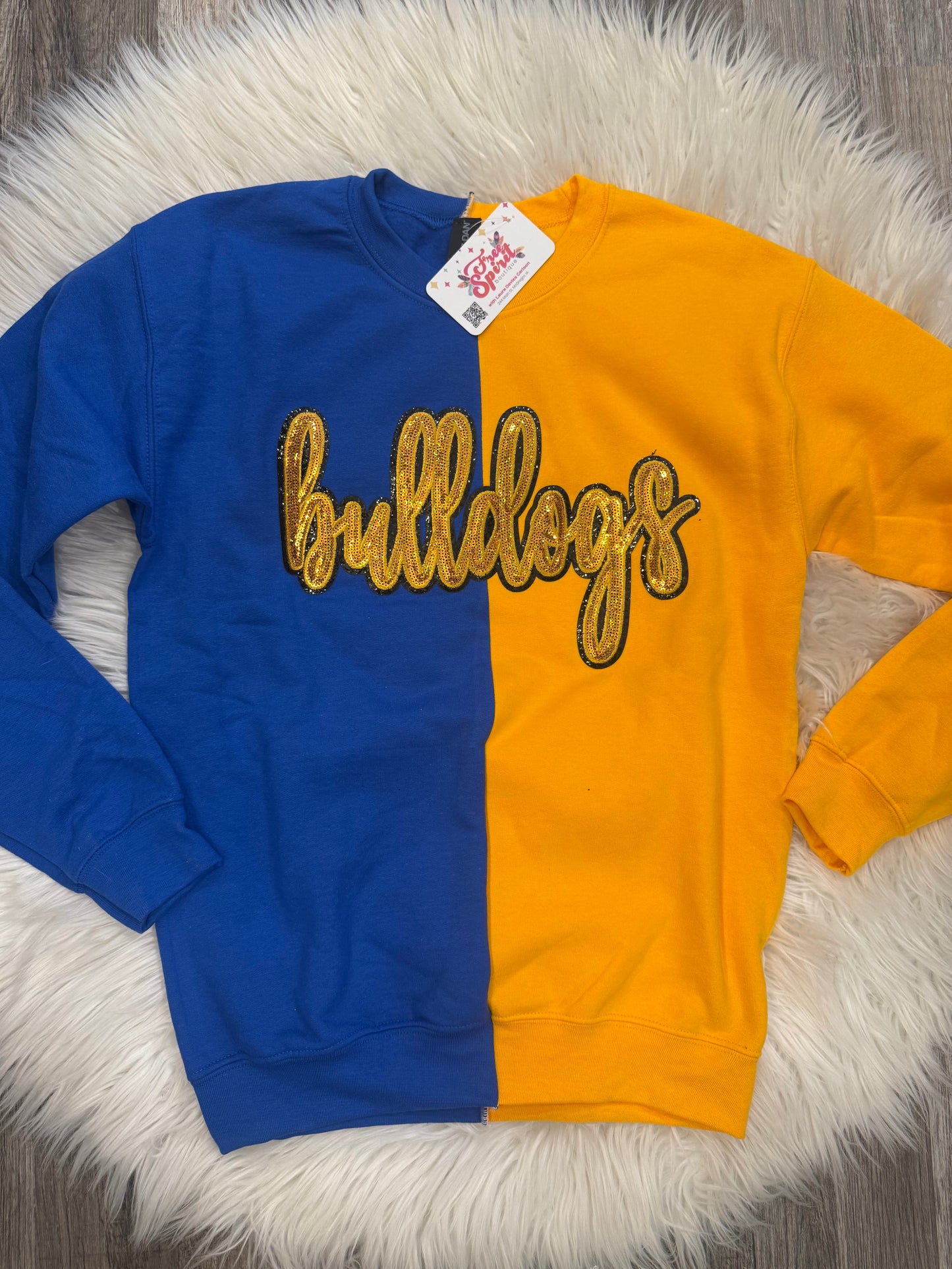 Bulldogs Split Sweatshirt