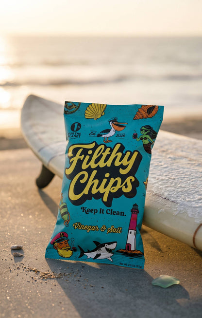 Vinegar & Salt Avocado Oil Kettle Potato Chips - 2oz