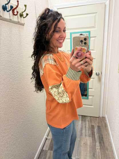 Pumpkin Spice and Everything Nice Pullover Long Sleeve Top