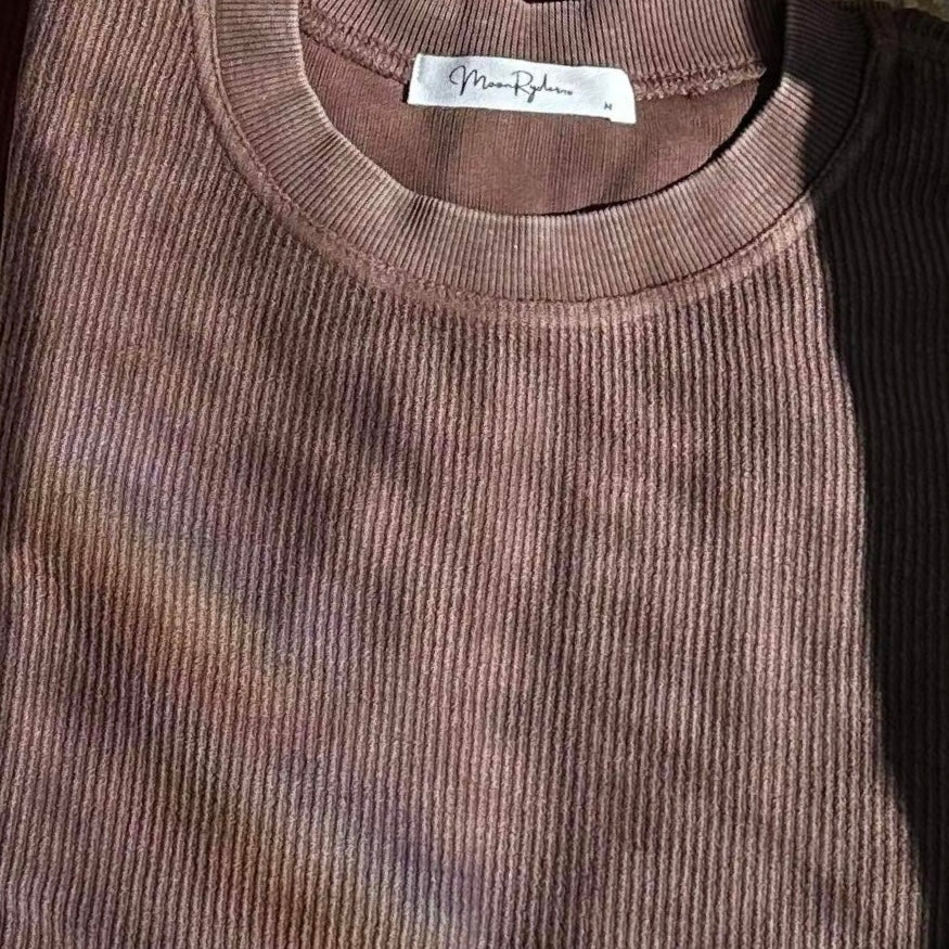 Chocolate Luxe Corded Crew PreOrder - ETA 10/7/25