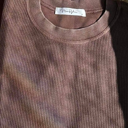 Chocolate Luxe Corded Crew PreOrder - ETA 10/7/25