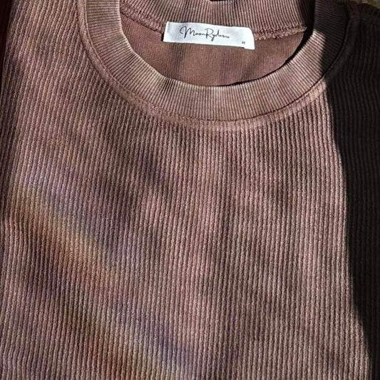 Chocolate Luxe Corded Crew PreOrder - ETA 10/7/25