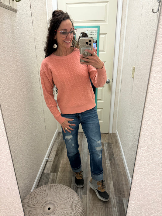 Peachy Keen Sweater