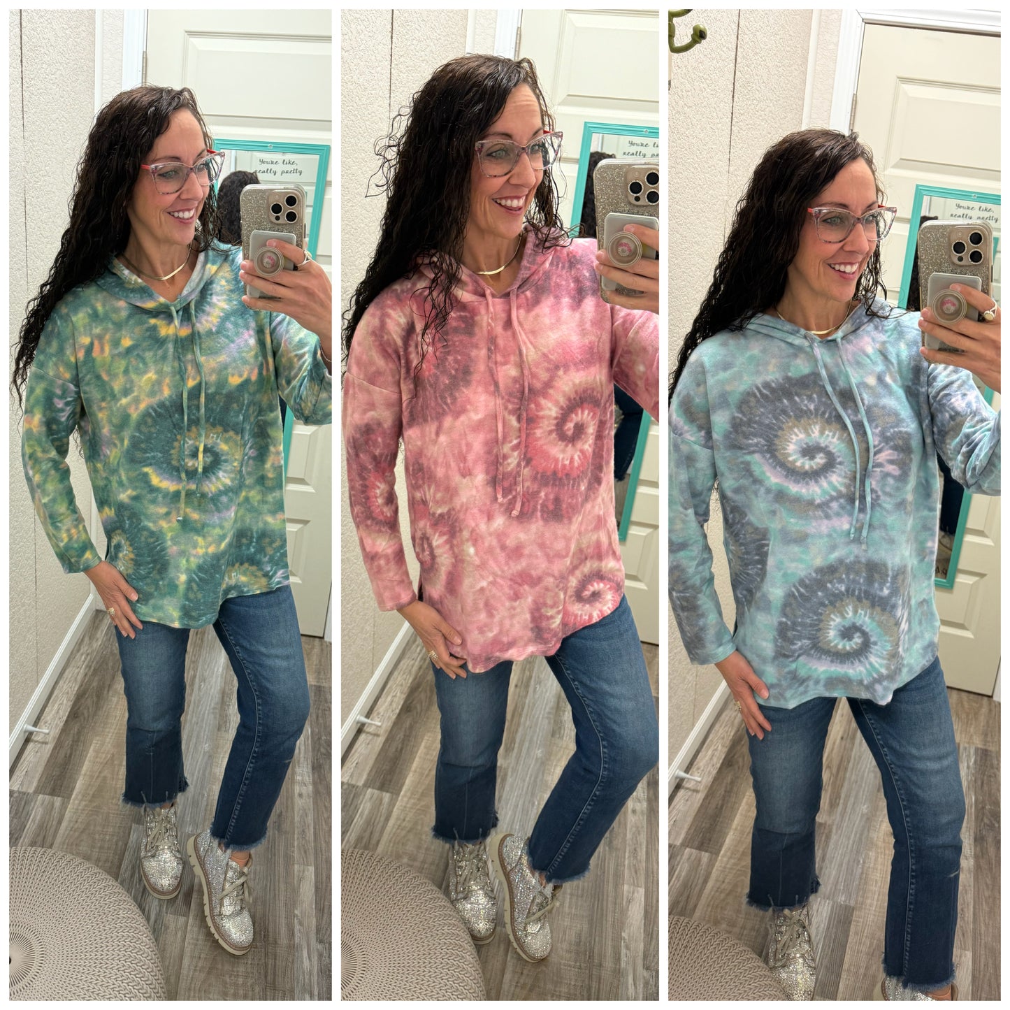 Jessa tie dye hoodie