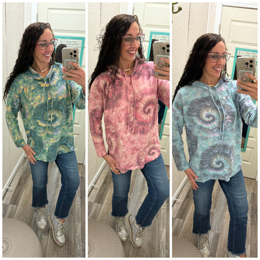 Jessa tie dye hoodie