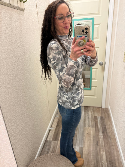 Silver Country Mesh Top