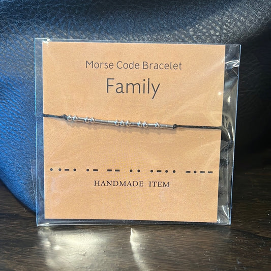 Morse Code Bracelet (Family)