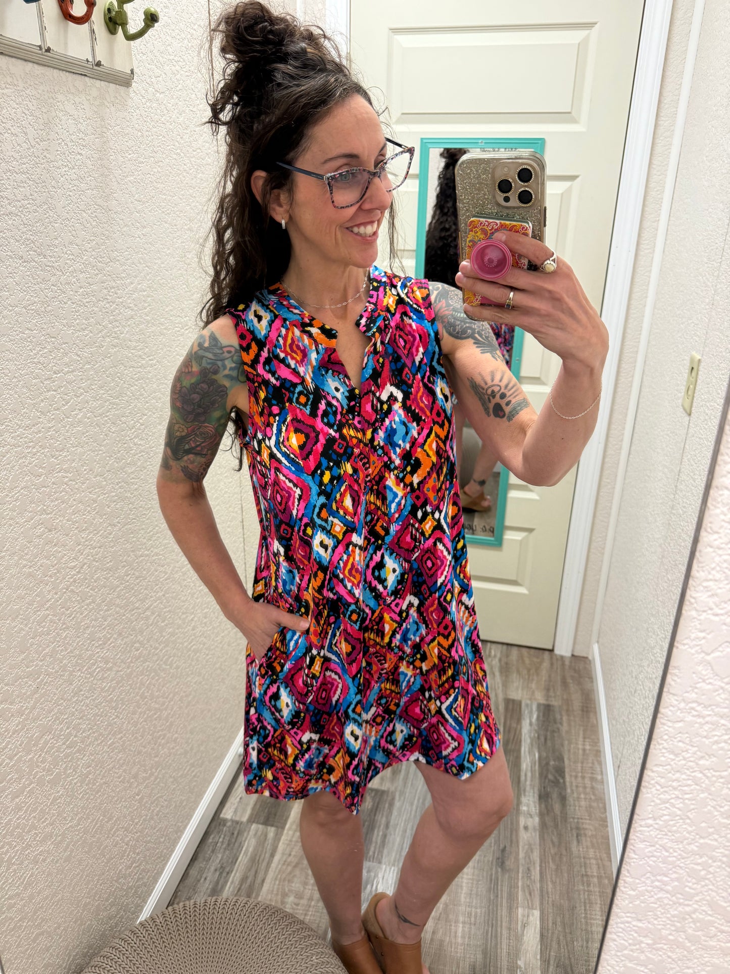 Lizzy Aztec Dress