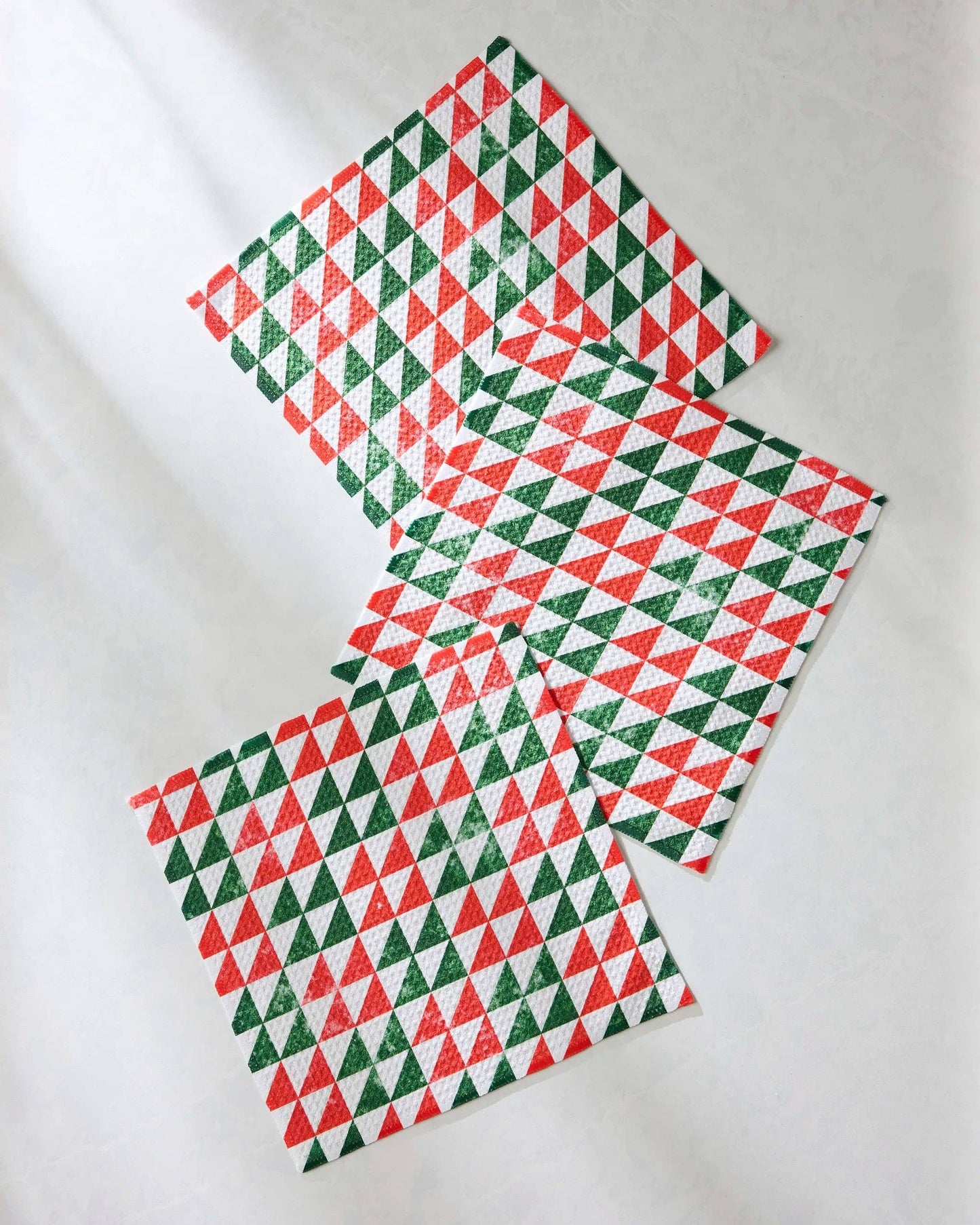 Christmas Evergreen Dishcloth Set