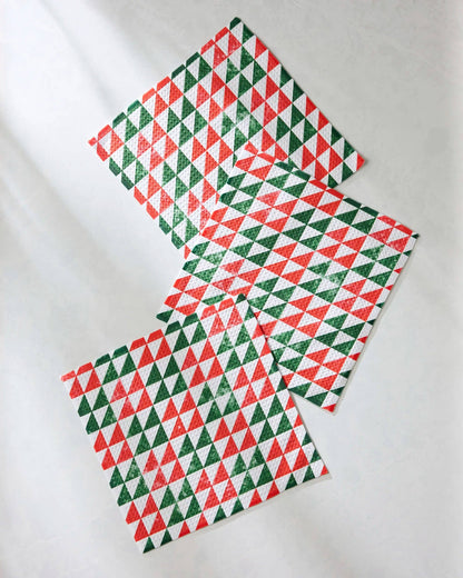 Christmas Evergreen Dishcloth Set