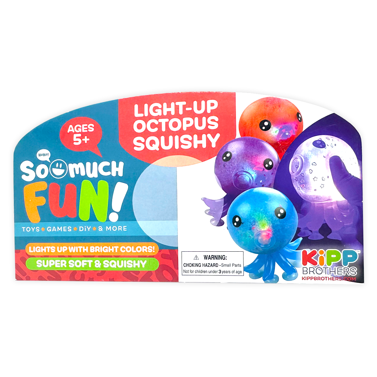 SO MUCH FUN LIGHT-UP OCTOPUS SQUISHY