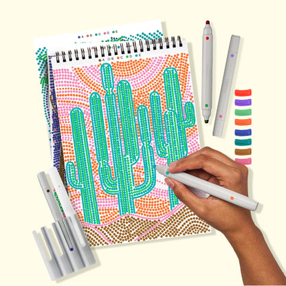 FlowArt -Dot By Letter - Landscapes