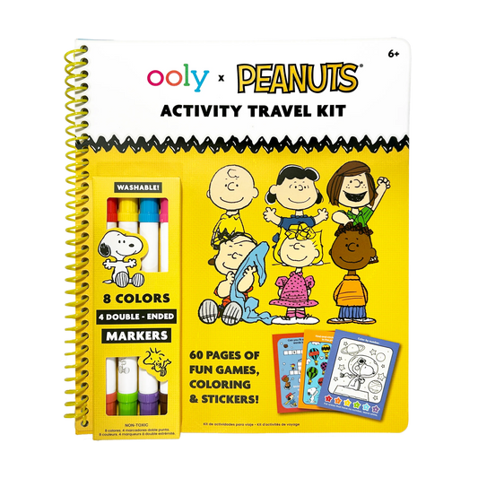 Peanuts Activity Travel Kit & 4 Double-Ended Markers
