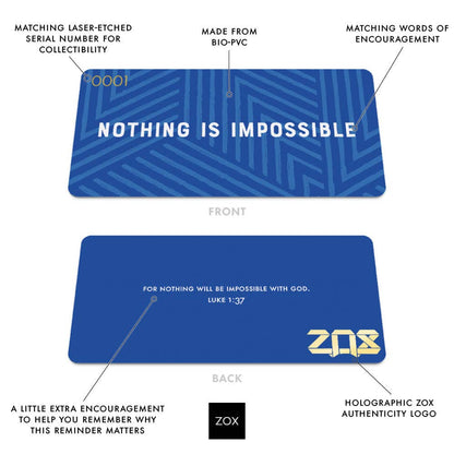 Nothing Is Impossible Bible Verse Bracelet