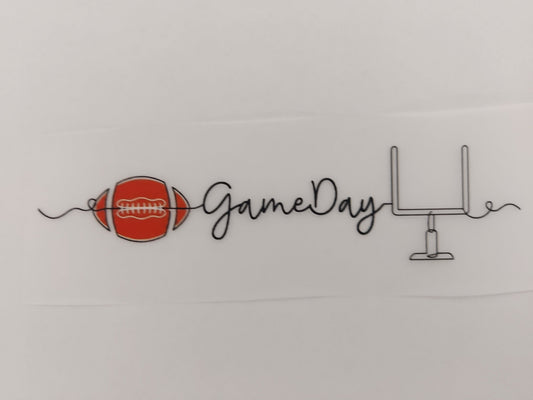 Script Game Day Football Logo