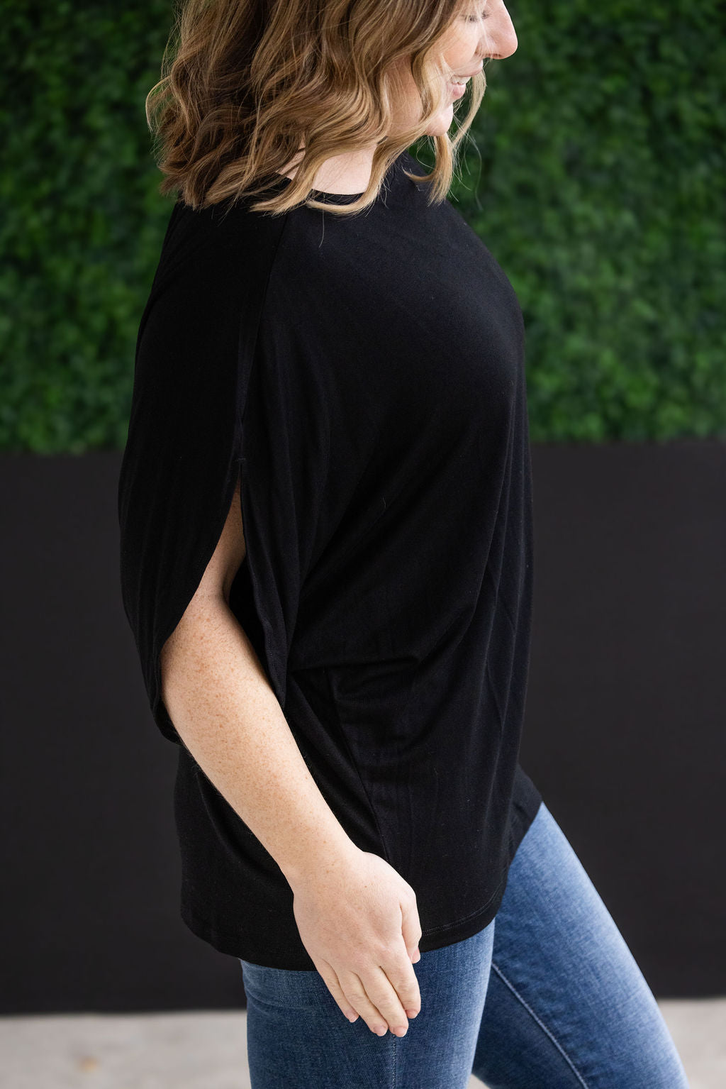 IN STOCK Darcy Dolman Top - Black