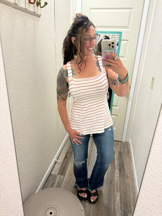 Coraline Square Neck Tank Top