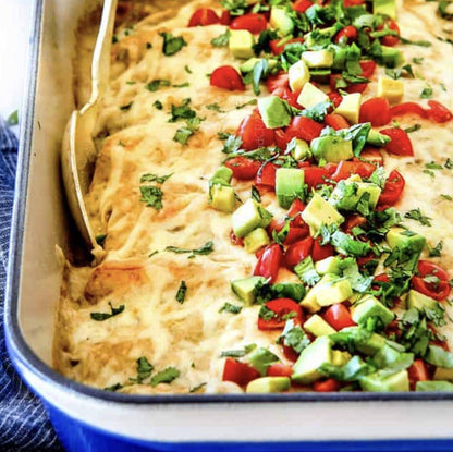 Weeknight Chicken Enchilada Skillet